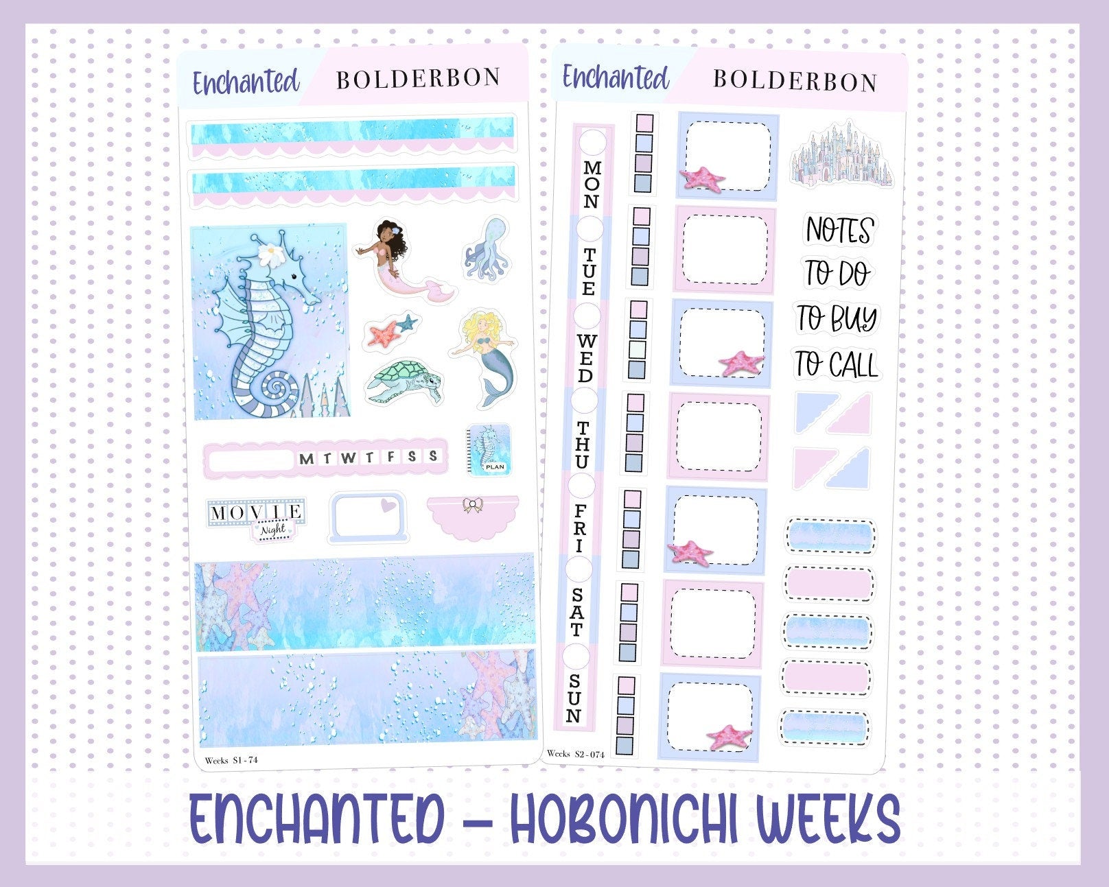 Sweethearts | Hobonichi Weeks Sticker Kit