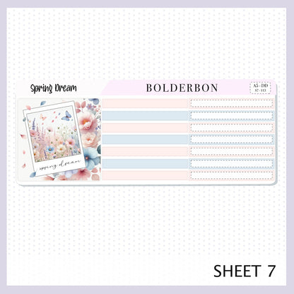 SPRING DREAM || A5 Daily Duo Planner Sticker Kit