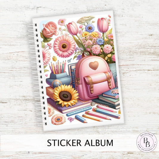 ACADEMIA Reusable Sticker Album || 5x7 Reusable Coil Sticker Book