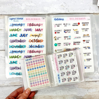 ALL THE STICKERS || Sleeve Sticker Album