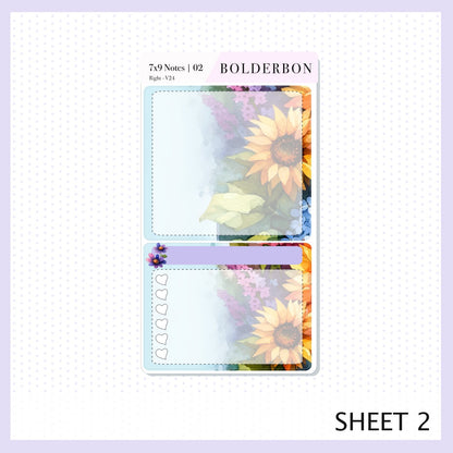 APRIL 7x9 Notes Kit || Planner Sticker Kit for Erin Condren Dashboard