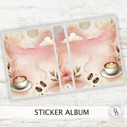 BEAN BLISS || Sleeve Sticker Album, Coffee Lover Gift