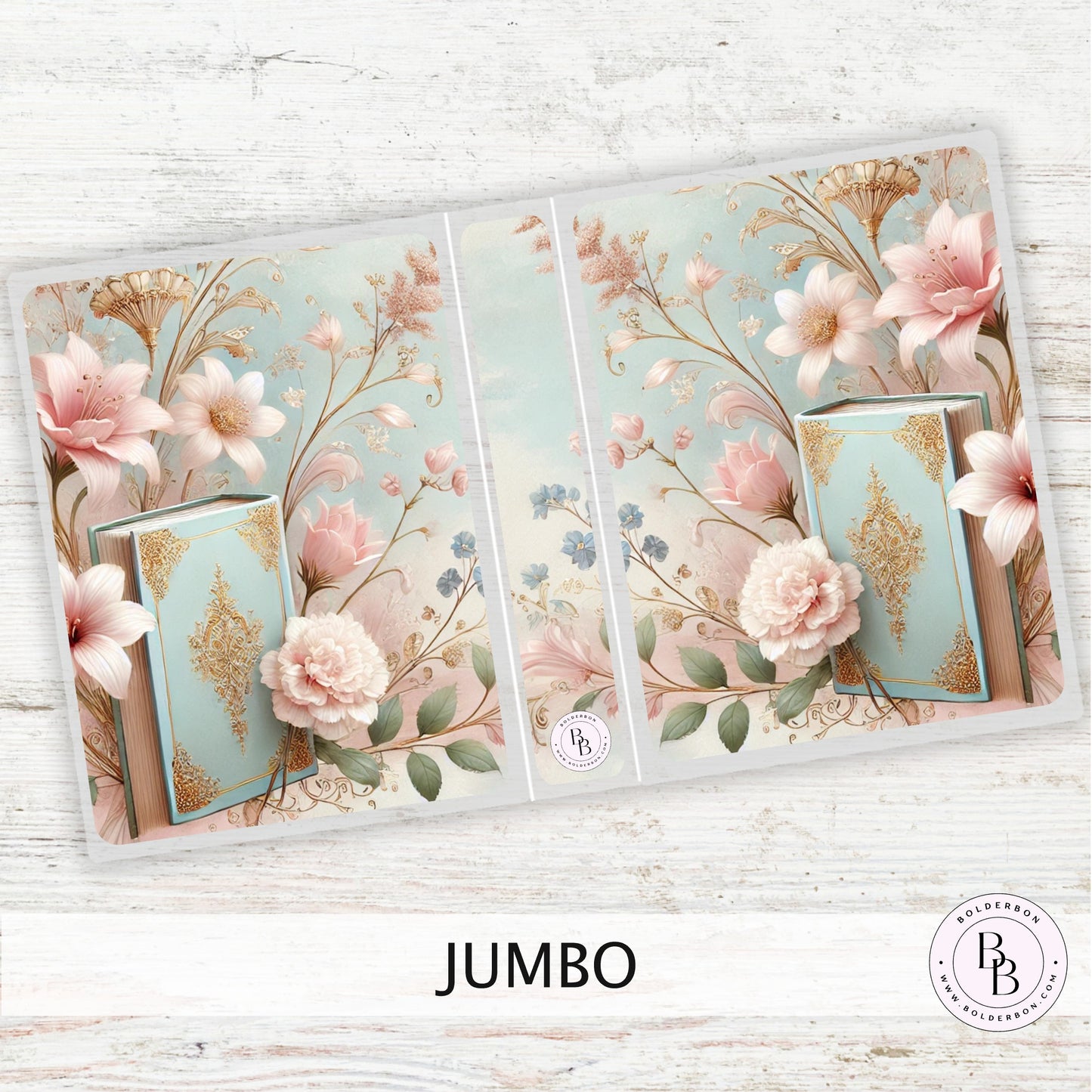 FLORAL BOOK Sticker Album || Elegant Sleeve Album, Book Lover Gift