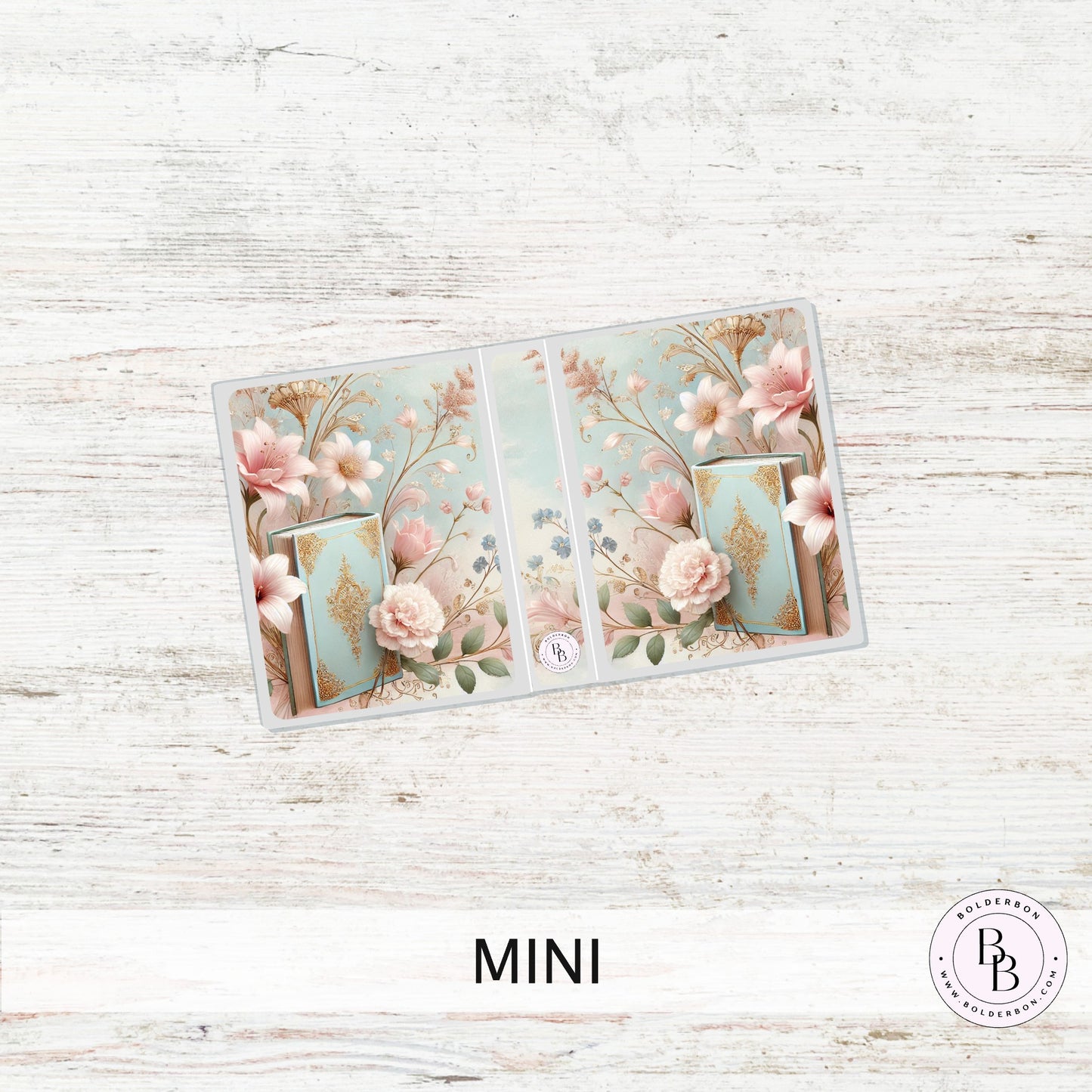 FLORAL BOOK Sticker Album || Elegant Sleeve Album, Book Lover Gift