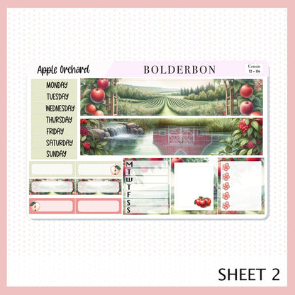 APPLE ORCHARD Hobonichi Cousin || Planner Sticker Kit