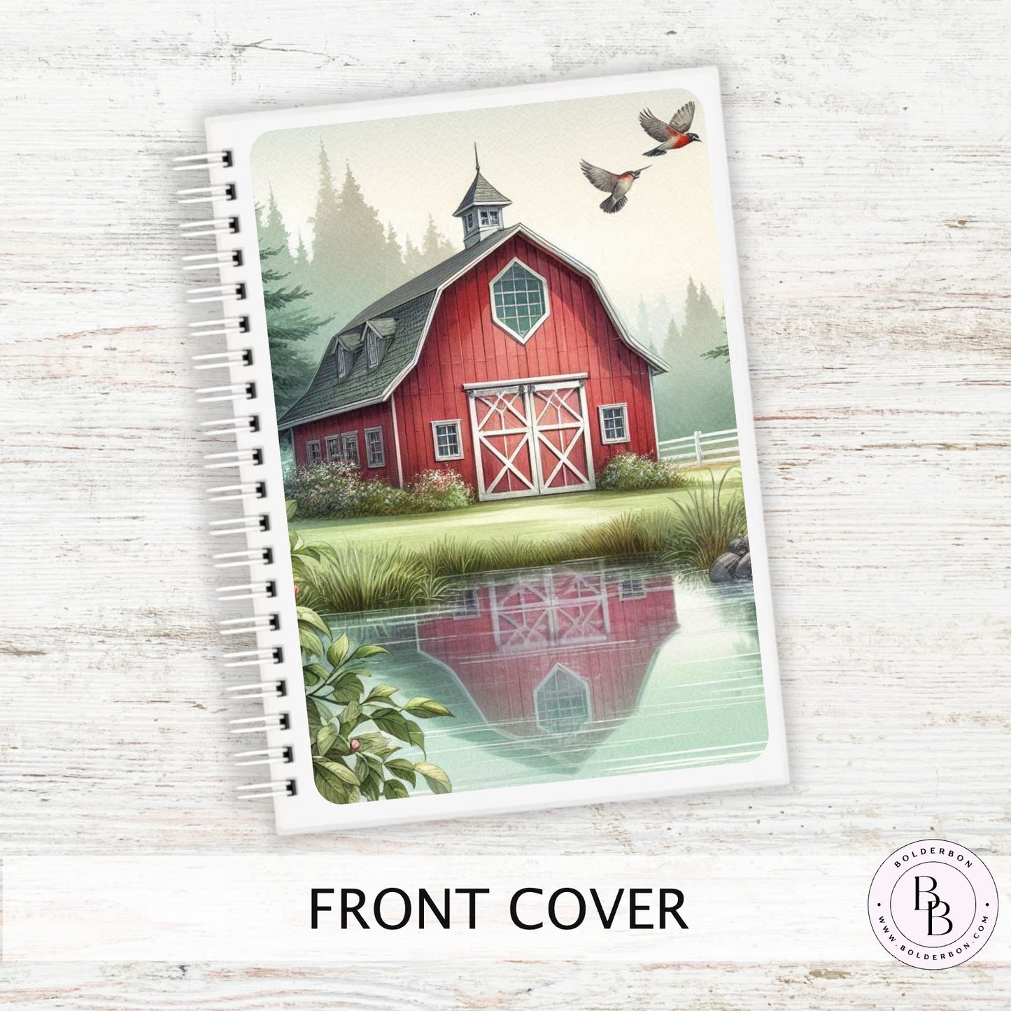 COUNTRYSIDE Reusable Sticker Album || 5x7 Reusable Coil Sticker Book