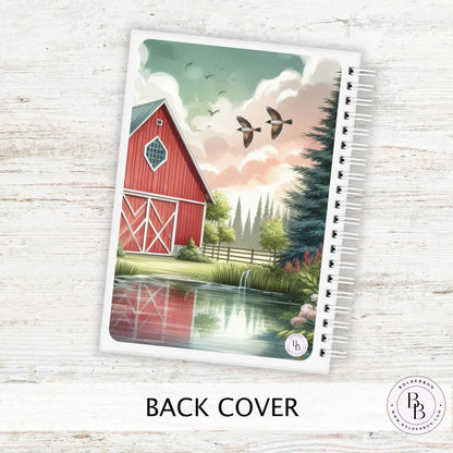 COUNTRYSIDE Reusable Sticker Album || 5x7 Reusable Coil Sticker Book