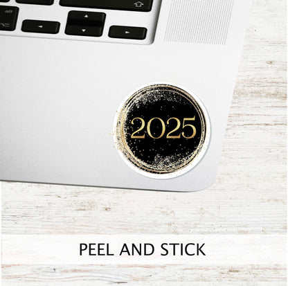 2025 CIRCLE STICKER || Vinyl Sticker, Decal, Laptop, Planner Sticker, Hobonichi, High Quality Laminated, 3 Inches