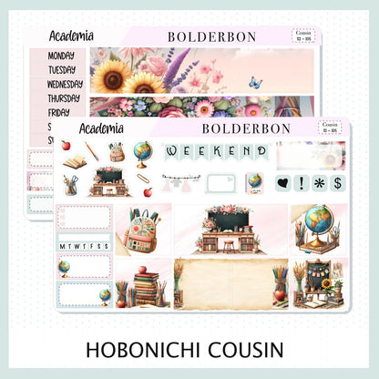 ACADEMIA Hobonichi Cousin || Planner Sticker Kit