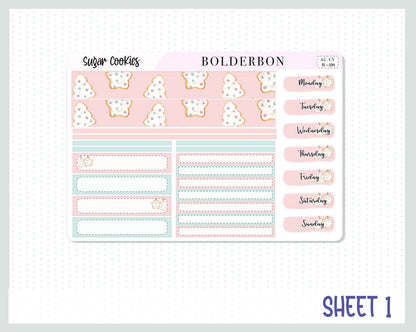SUGAR COOKIES "Compact Vertical" || A5 Planner Sticker Kit