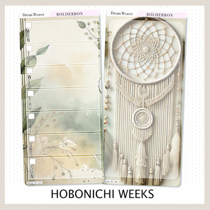 DREAM WEAVER Hobonichi Weeks || Planner Sticker Kit