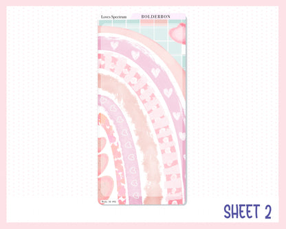 LOVES SPECTRUM Hobonichi Weeks || Weekly Planner Sticker Kit