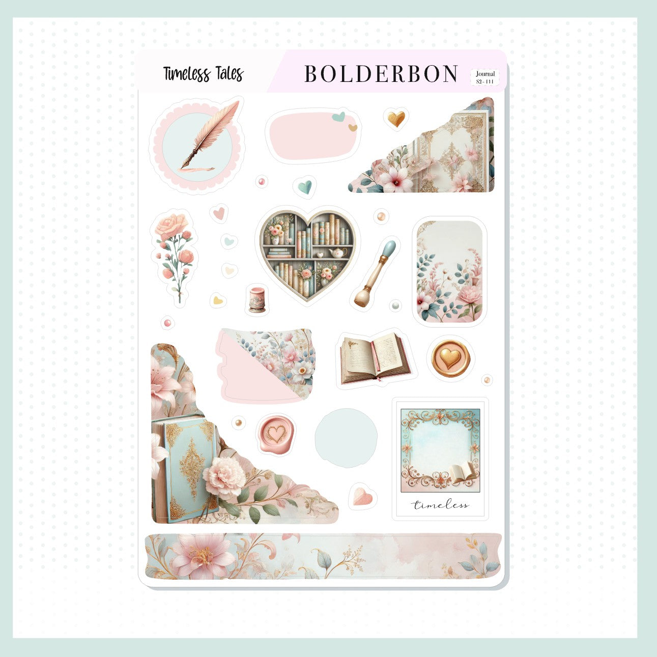 TIMELESS TALES || Journal Sticker Kit