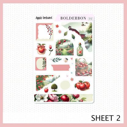 Journal Sticker Kit || APPLE ORCHARD