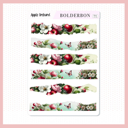 Washi Journal Stickers || APPLE ORCHARD