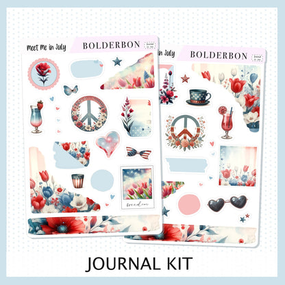 Journal Sticker Kit || MEET ME IN JULY