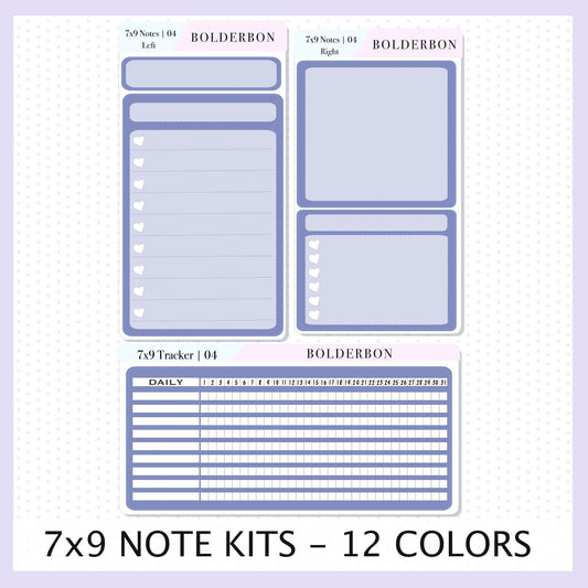 7x9 NOTE KITS || BOLD