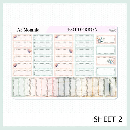 JUNE A5 MONTHLY KIT || Planner Stickers for Erin Condren