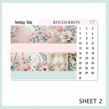 TIMELESS TALES || A5 Daily Duo Planner Sticker Kit