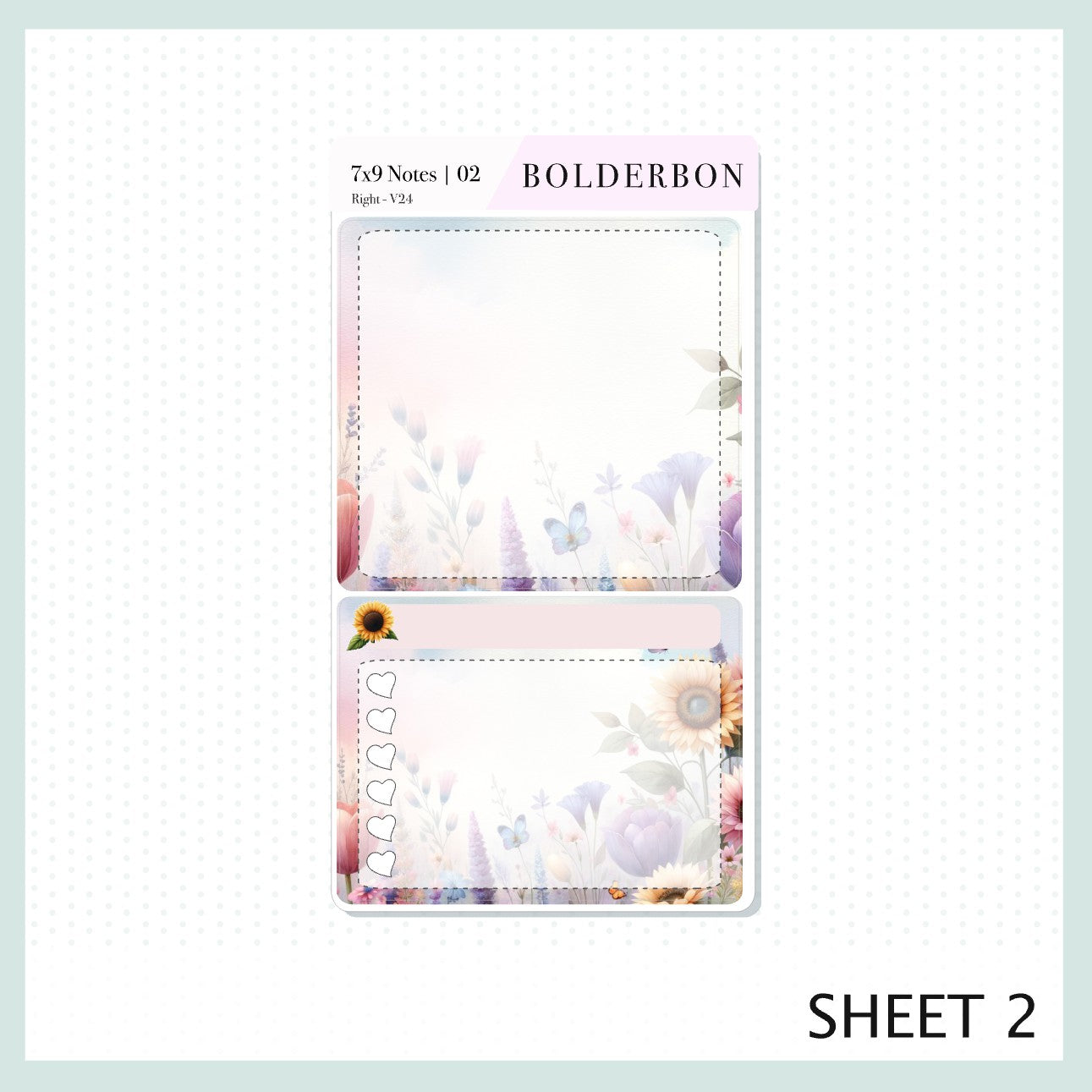 AUGUST 7x9 Notes Kit || Planner Sticker Kit for Erin Condren Dashboard