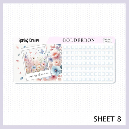 SPRING DREAM 7x9 Daily Duo || Planner Sticker Kit for Erin Condren