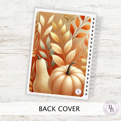 HARVEST Reusable Sticker Album || 5x7 Reusable Coil Sticker Book, Gift for Fall Lover