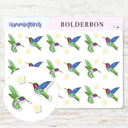 HUMMINGBIRD || Icon Planner Stickers