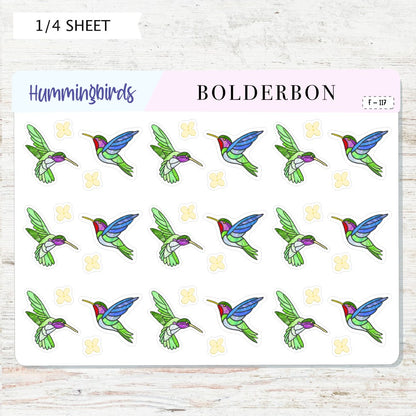 HUMMINGBIRD || Icon Planner Stickers