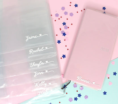 Clear Cover for Hobonichi Weeks || *LIMITED QUANTITIES* FREE Custom Name On Cover