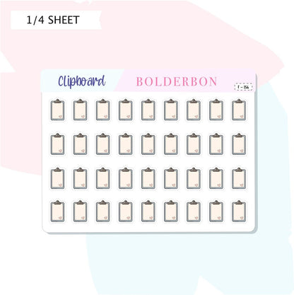 CLIPBOARD ICON STICKERS || Planner Stickers