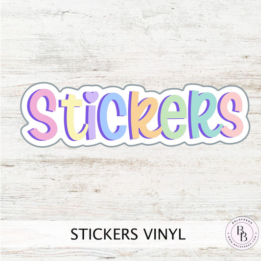 STICKERS || Cute Stickers Vinyl - Sticker Lover - Sticker Fanatic - Laptop Sticker Label