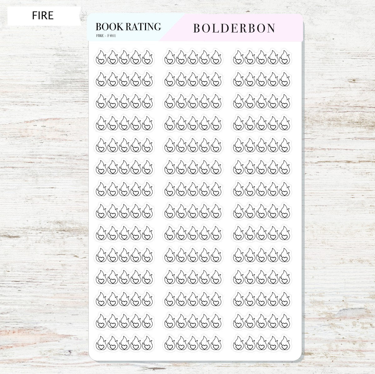 BOOK RATING Planner Stickers || Star Book Rating, Heart, Spicy, Fire Book Rating, Spicy Books, Reading, Study, Library, Functional Stickers