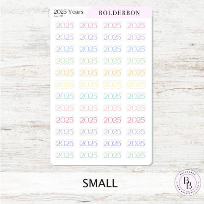 2025 YEAR - COLORFUL || Script Planner Stickers