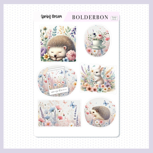 SPRING DREAM || Decorative Scene Journal Stickers