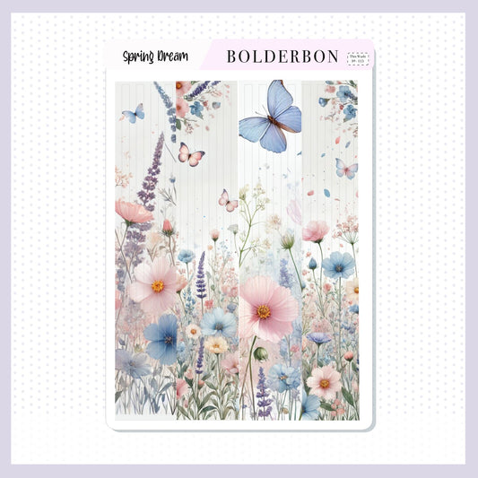 THIN WASHI STICKERS Spring Dream || Journal Stickers, Springtime, Flowers, Aesthetic (Copy) (Copy)