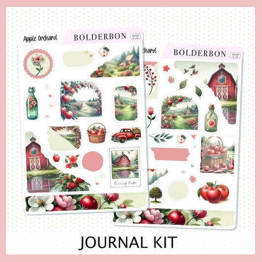 Journal Sticker Kit || APPLE ORCHARD