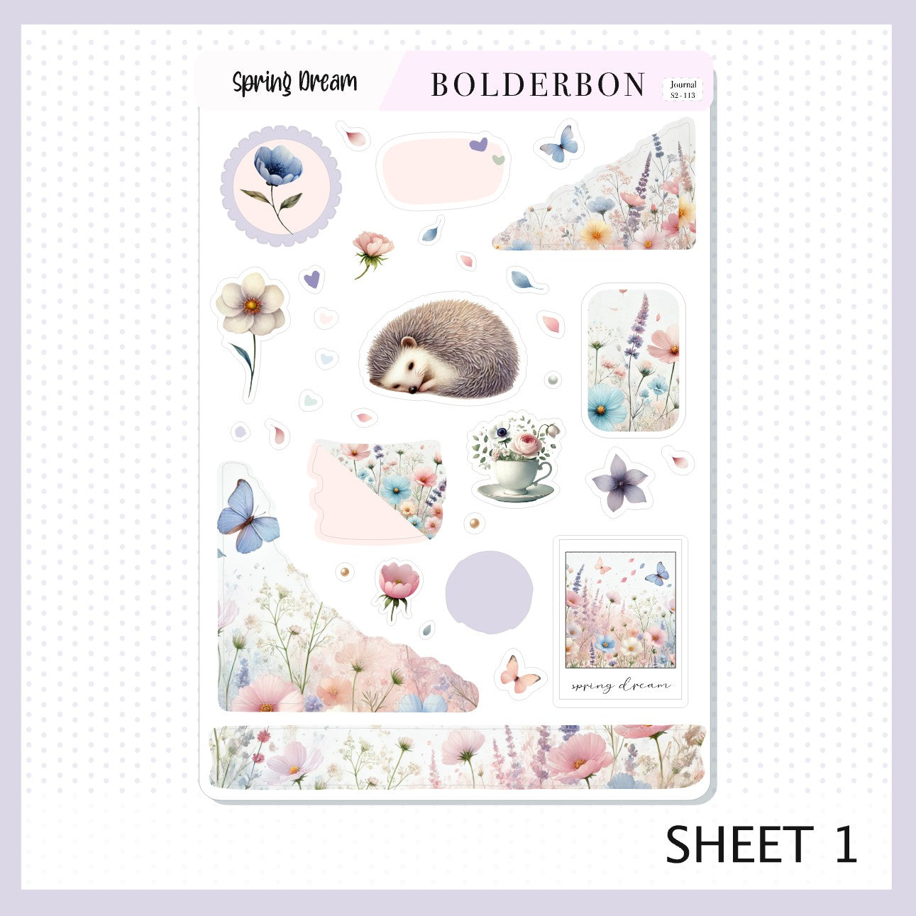 SPRING DREAM || Journal Sticker Kit