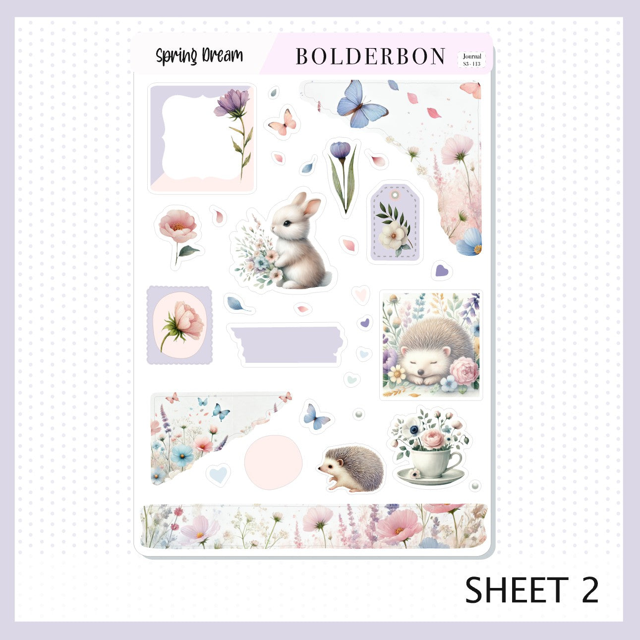 SPRING DREAM || Journal Sticker Kit