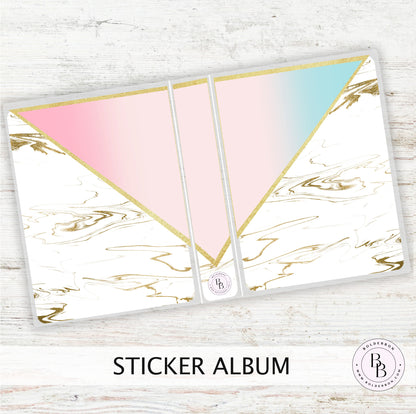 GOLDEN MARBLE || Sleeve Sticker Album