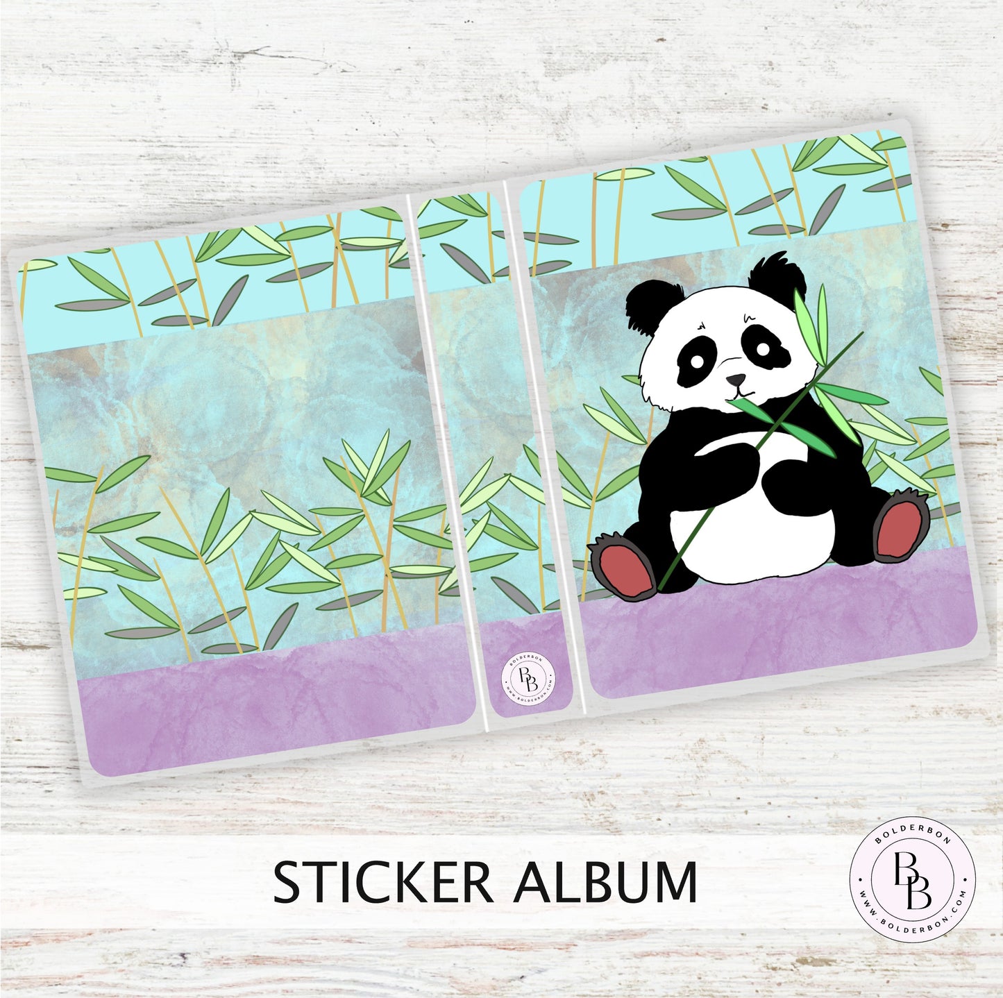 BAMBOO PANDA || Sleeve Sticker Album