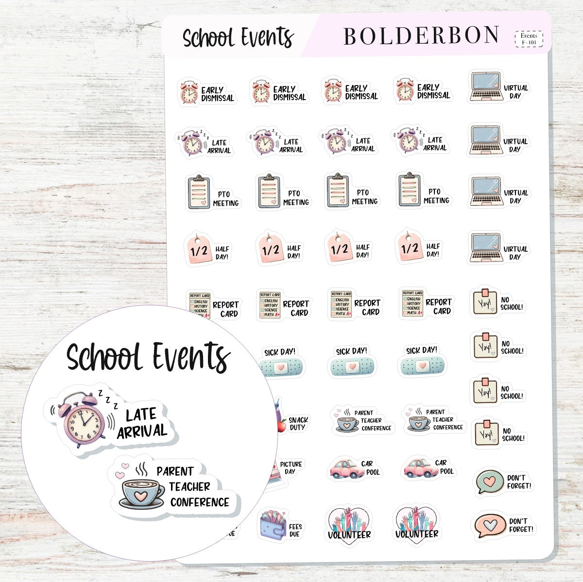 SCHOOL EVENT Stickers || Student, Teacher, Study, Academia, Academic