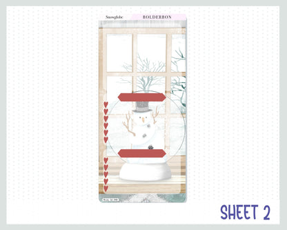 SNOWGLOBE Hobonichi Weeks || Weekly Planner Sticker Kit