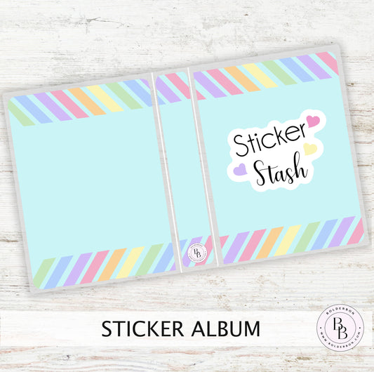 STICKER STASH || Sleeve Sticker Album