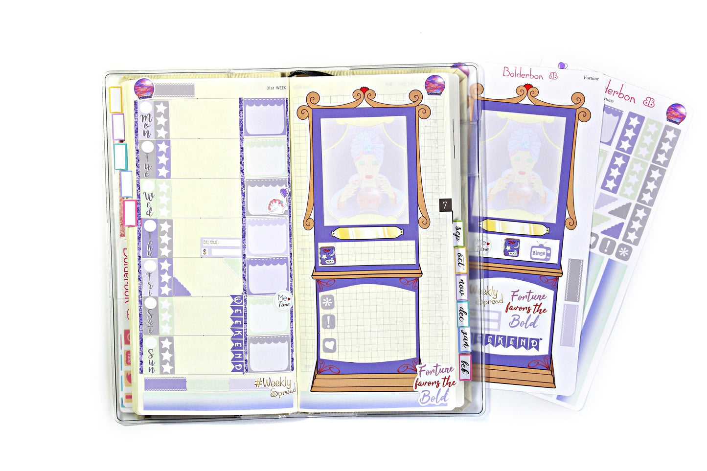 FORTUNE || Hobonichi Weeks Planner Sticker Kit