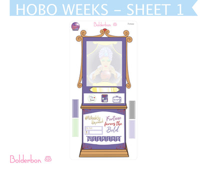 FORTUNE || Hobonichi Weeks Planner Sticker Kit