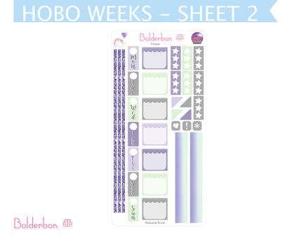 FORTUNE || Hobonichi Weeks Planner Sticker Kit