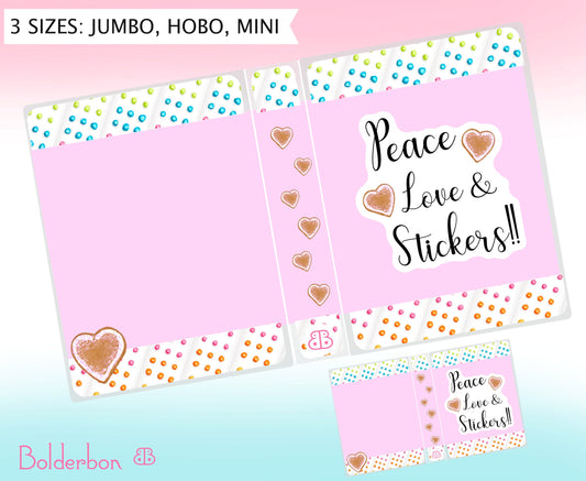 PEACE, LOVE & STICKERS || Sleeve Sticker Album