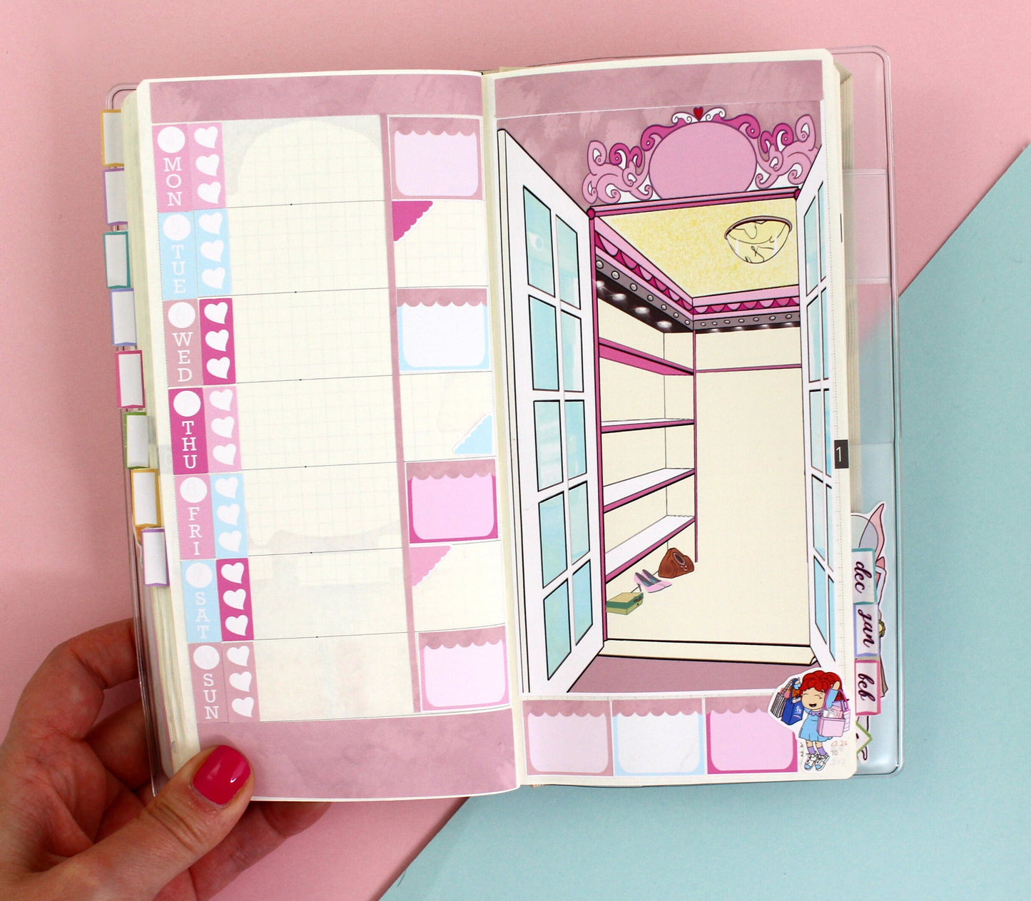 CLOSET CLEANOUT || Hobonichi Weeks Planner Sticker Kit