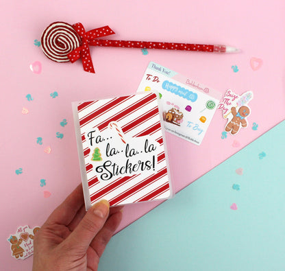 Fa La La La Stickers || Sleeve Sticker Album