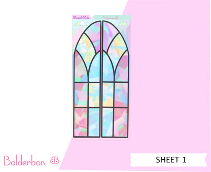 STAINED GLASS || Hobonichi Weeks Planner Sticker Kit